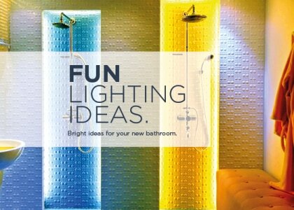 Fun Lighting Ideas for Your New Bathroom