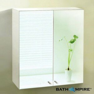Stainless steel mirror cabinet, BathEmpire