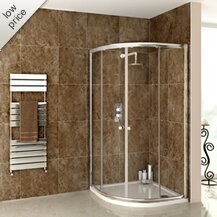 Quadrant Shower Enclosure, with centre opening, from BathEmpire