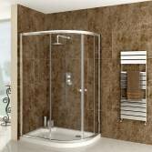 Offset quadrant shower enclosure, 1200x800, left hand 