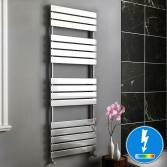 Francis Thermostatic Flat Panel Electric Towel Radiator, 1600x600mm 