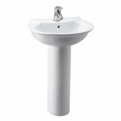 Turin Sink Pedestal and Basin - Single Tap Hole 