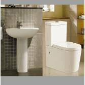 Ladoga Pedestal Basin and Ladoga Toilet 