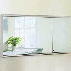 Sterling 1200mm Large Stainless Steel Mirror Cabinet 