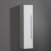 Newlands tall, wall standing cabinet, white 