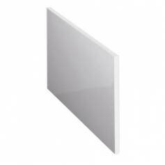 Gloss White Acrylic L Shaped Bath End Panel - 700mm 
