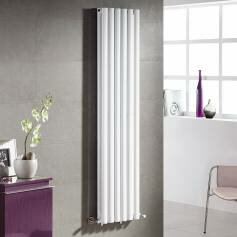 Callaghan White Double Panel Vertical Radiator with 12 columns - 1600x360mm 
