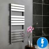 Francis Flat Panel Electric Towel Radiator, 1200x600mm 