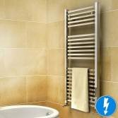 Virginia Square Tube Electric Towel Radiator, 1200x600mm 