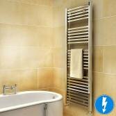 Virginia Square Tube Electric Towel Radiator, 1600x600mm 