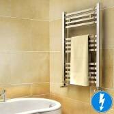 Virginia Square Tube Electric Towel Radiator, 800x600mm 