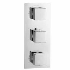 Thermostatic Shower Mixer Valve - Square 2 Way 