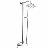 8&quot; round shower with hand held and bracket 