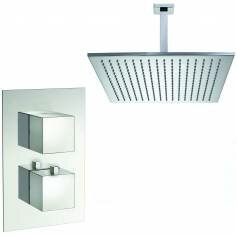Tugela Thermostatic Shower Mixer Kit with 400mm Square Head 