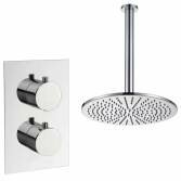 Tugela Thermostatic Shower with 12&quot; Round Head 