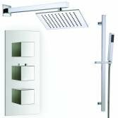 Sabie Shower with 8&quot; Square Head and Hand Held 