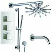 Ravana Shower with 8.7&quot; Star Head, Bath Filler and Handheld 