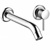 Cascade II wall mounted basin mixer tap 