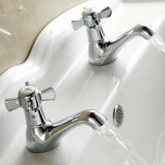 Alamere Traditional Hot and Cold Basin Taps 