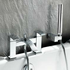 Bathroom Mixer Taps - Keila Bath Mixer Tap with Hand Held Shower 
