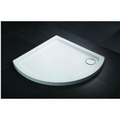 Bow Quadrant Acrylic Shower Enclosure Tray - 900x900mm 