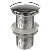 Unslotted Push Button Pop-Up Waste, for Basin 