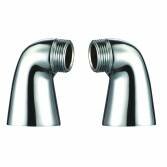 Two Deck Mounted Tap Pillars 