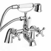 Carrington Traditional Bath Mixer Tap with Shower 