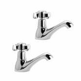 Alamere Traditional Hot and Cold Basin Taps 