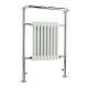 Traditional Victoria Towel Rail Radiator - 8 Column White and Chrome 