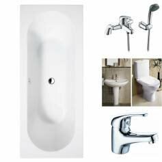 Murray Straight Bath Package, Round Double 
