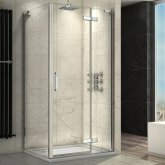 1000x1000mm - 8mm Glass - EasyClean Hinged Door Corner Shower Enclosure - Finest Range