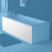 1700x510mm Bath Front Panel - Gloss White