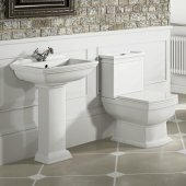 Windsor Close Coupled Toilet and Pedestal Basin Set