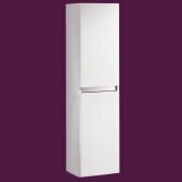 1500mm Opal Steel Premium Gloss White Wall Mounted Storage Cabinet - Tall