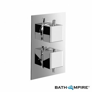 Thermostatic Shower Valve | Concealed 1 Way Mixer | Square - BathEmpire