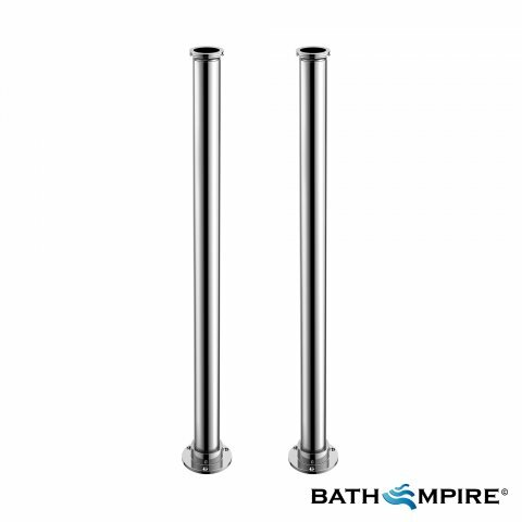 Two Standpipes for Freestanding Bath Taps